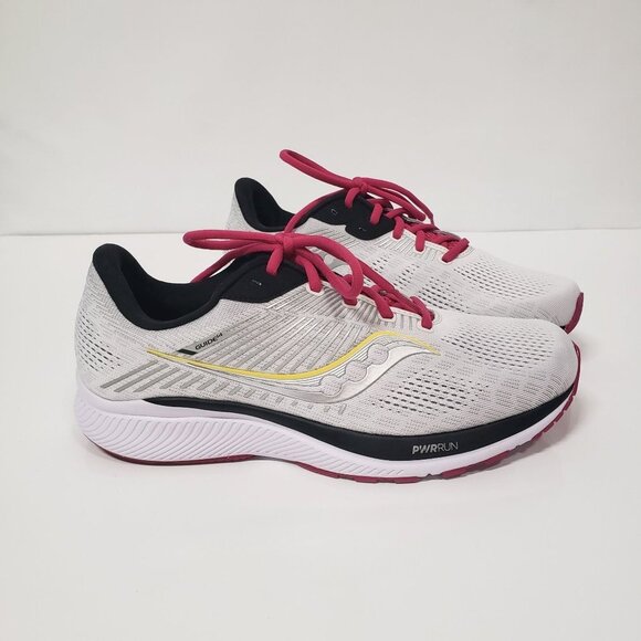 Saucony Women's Guide 14 Running Shoe in Alloy/Cherry - Size 11 WIDE - Picture 4 of 8